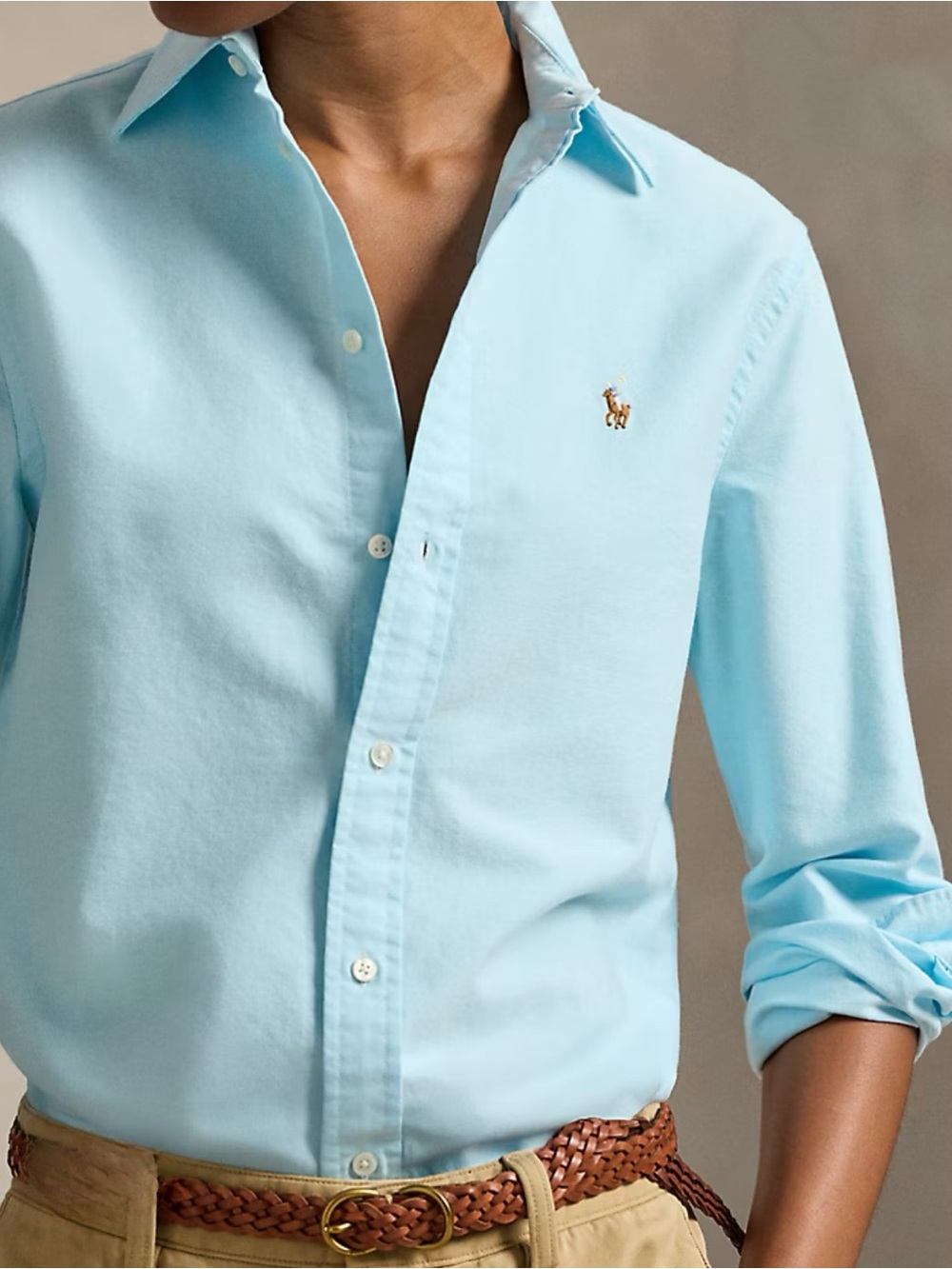 Polo Ralph Lauren Iconic Logo Oxford Shirt - Picture 7 of 14